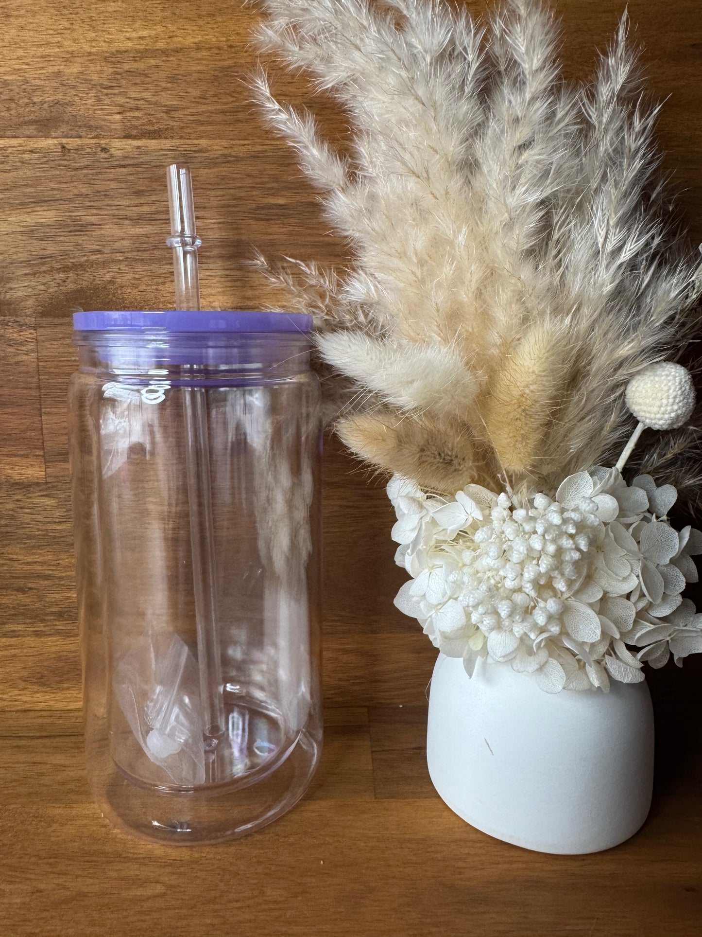 Blank - Plastic Snow Globe Tumbler