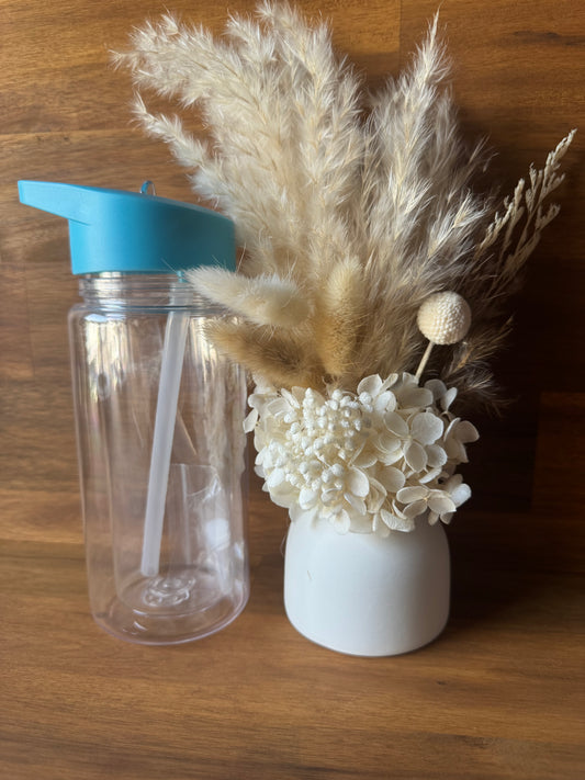Blank - Plastic Snow Globe Drink Bottle