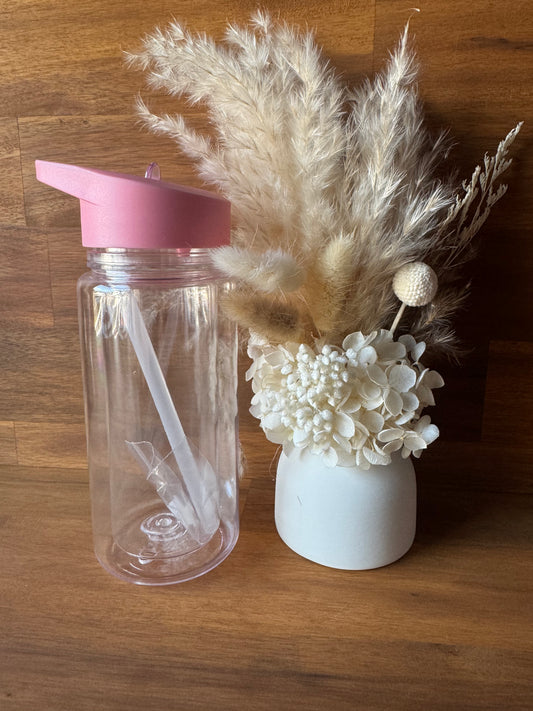 Blank - 10oz Plastic Snow Globe Drink Bottles