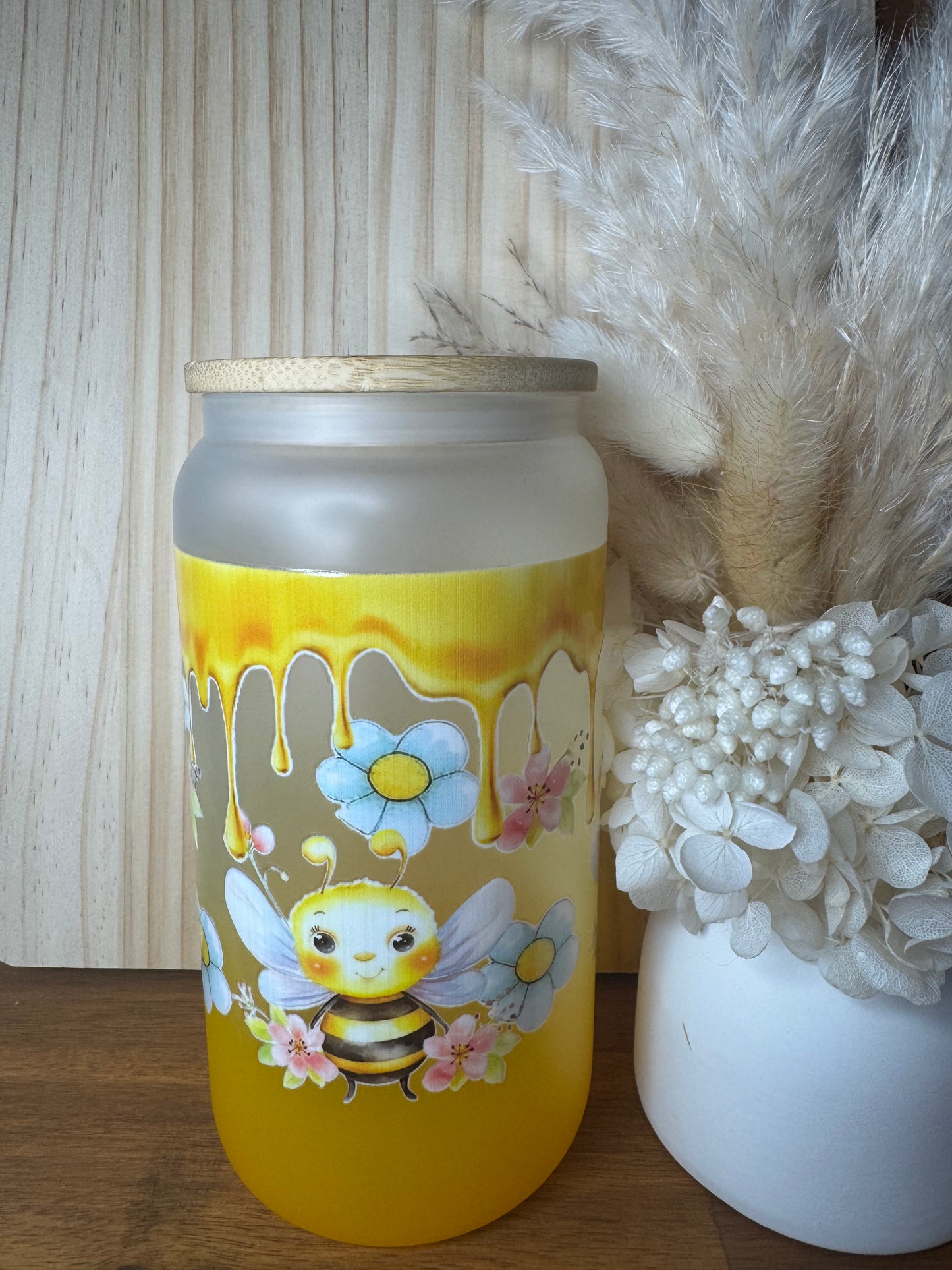 Bee Glass Tumbler