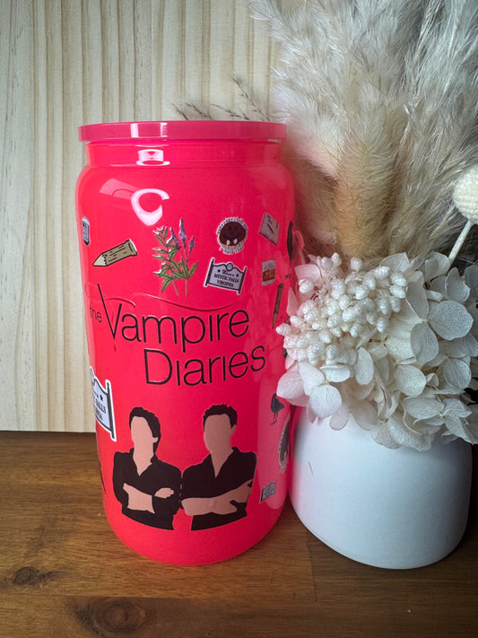 Vampire Diaries Glass Tumbler