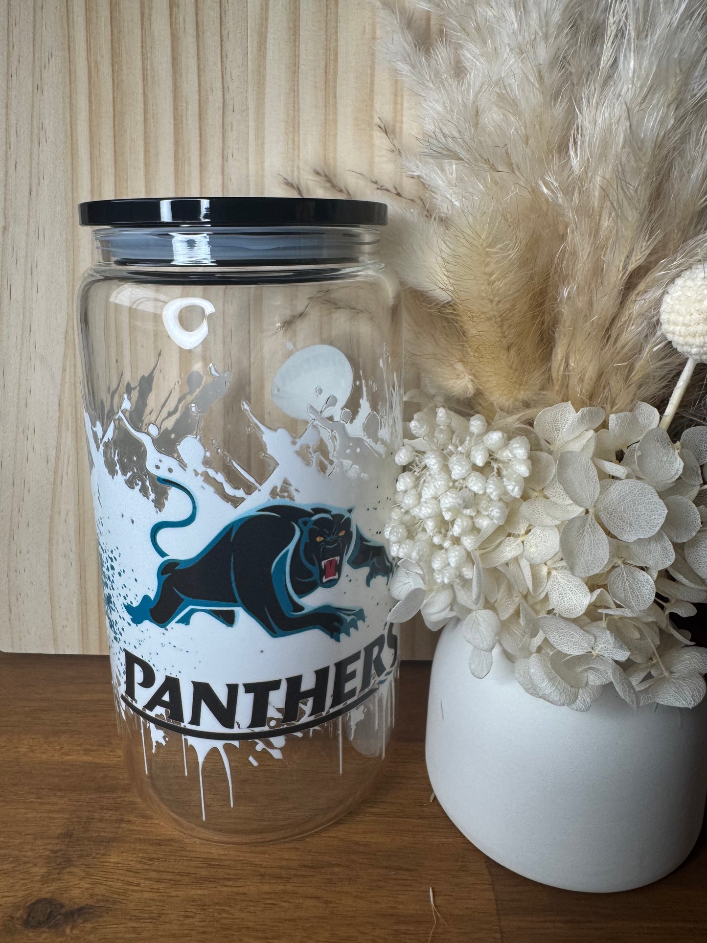 Panthers Glass Tumbler