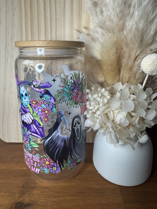 Halloween Glass Tumbler