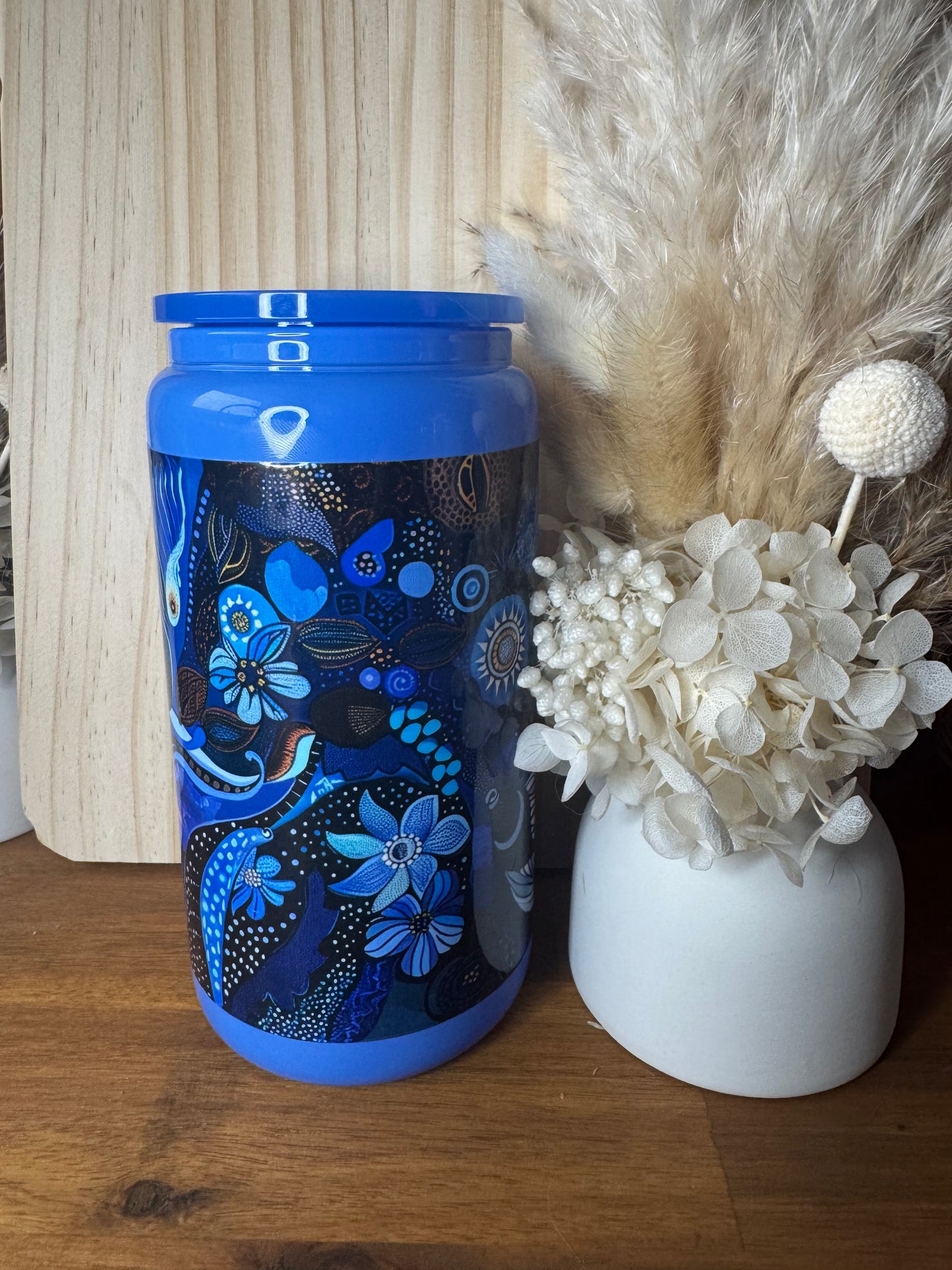 Flower glass Tumbler