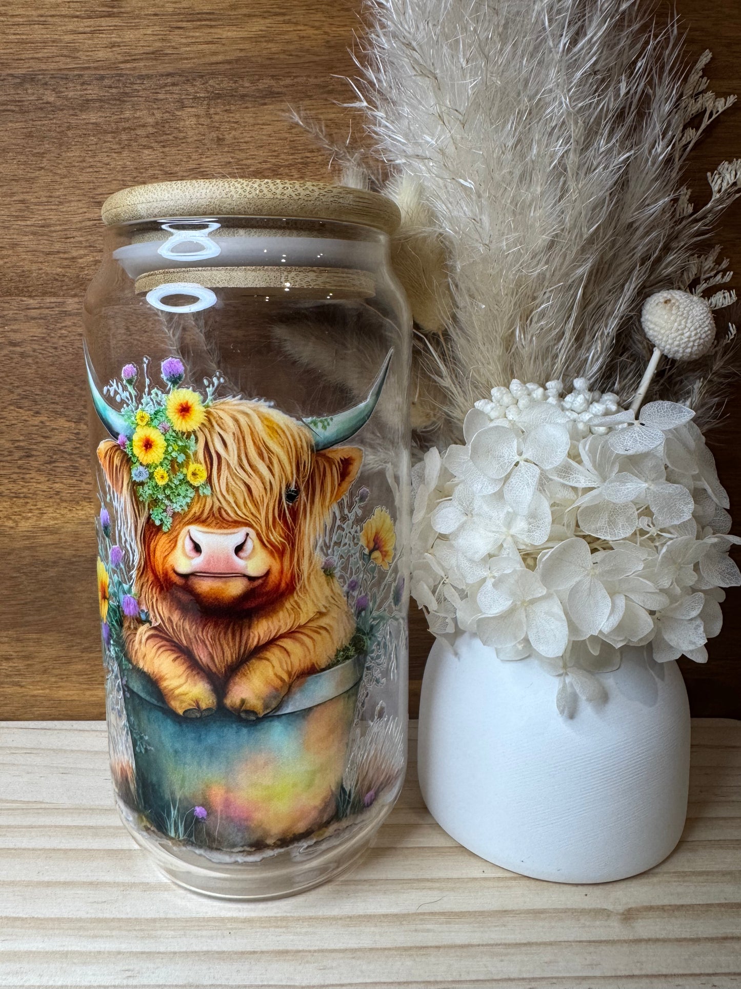 Cow Glass Tumbler