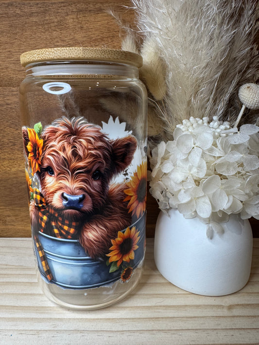 Cow Glass Tumbler