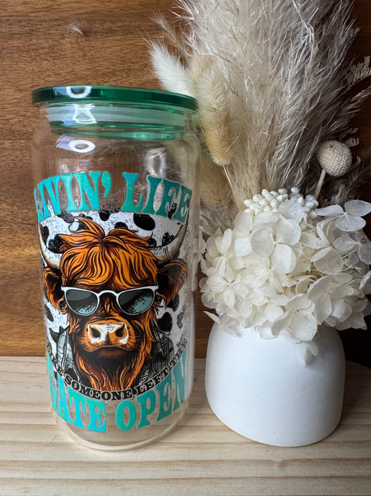Cow - Glass Tumbler