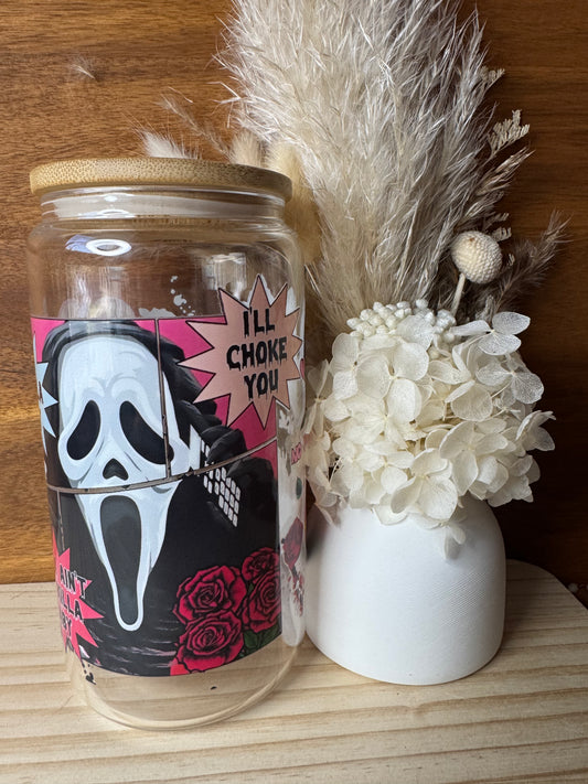 Ghost Face - Glass Tumbler