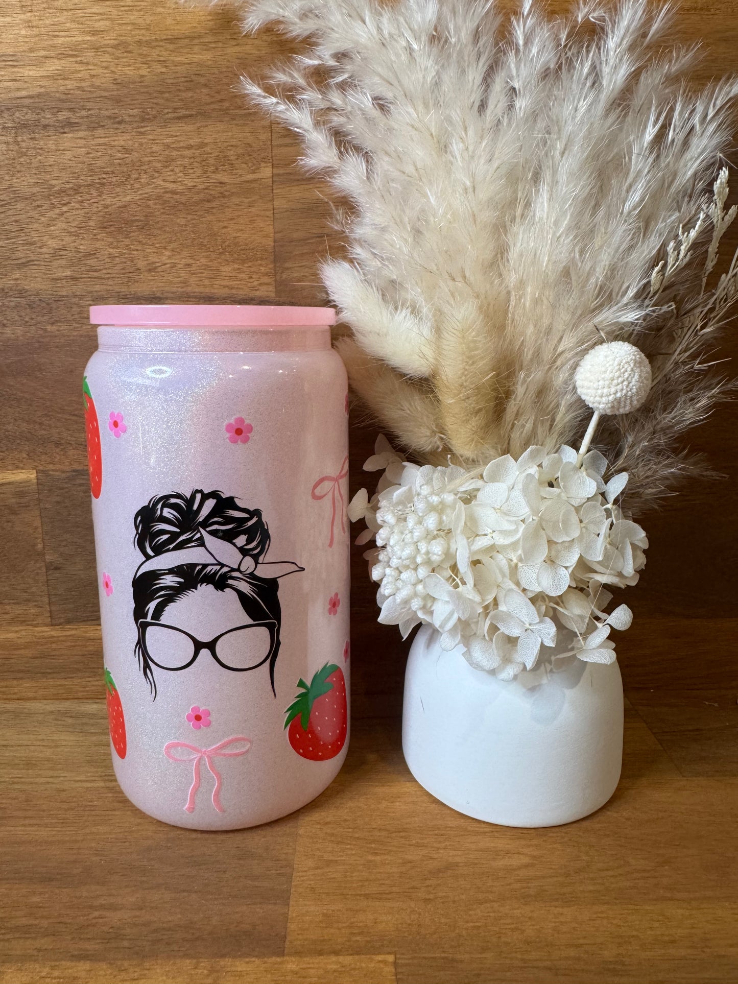 Mum of Twins Need more Coffee - Glass Tumbler