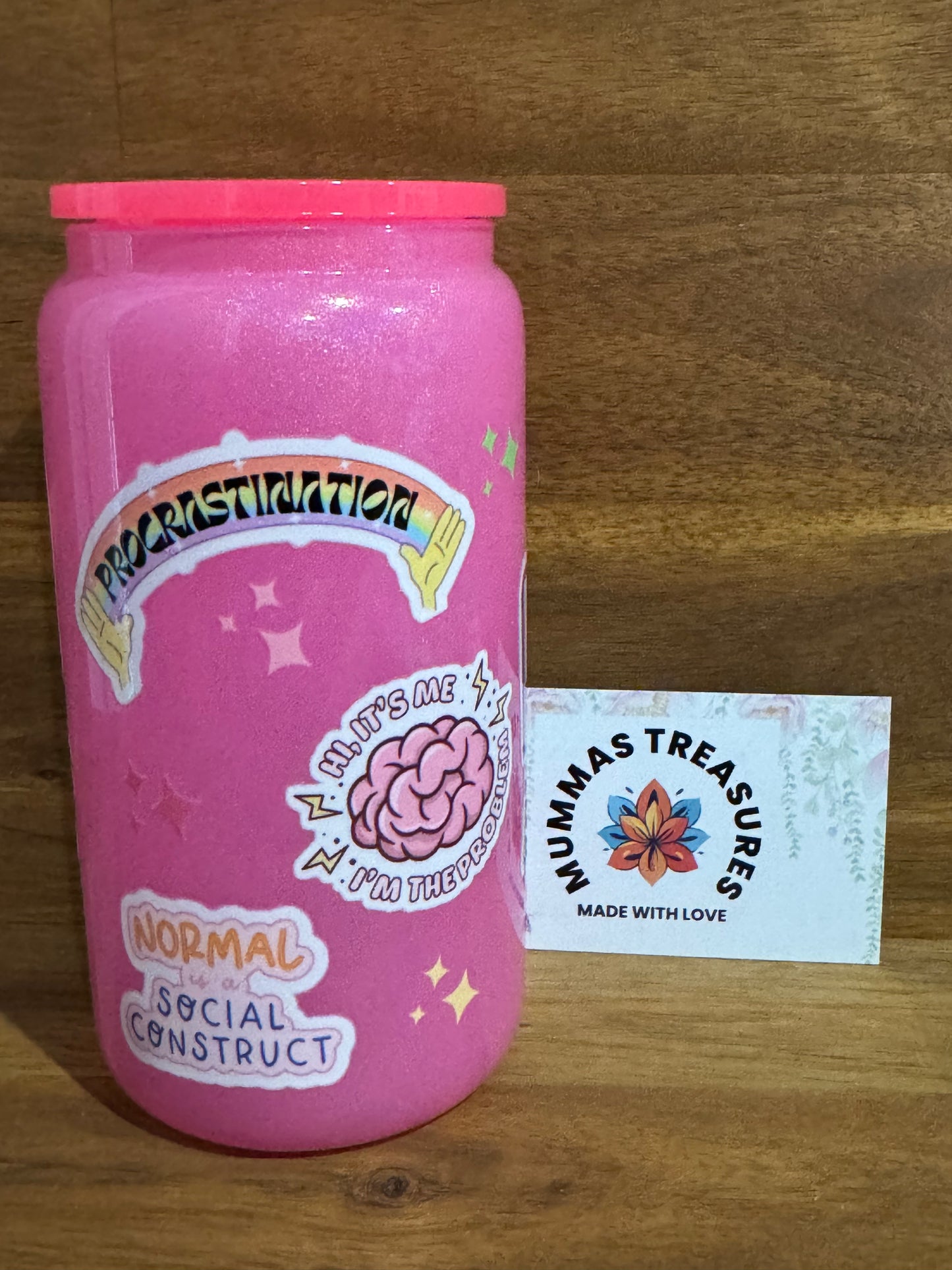 ADHD inspired - Glass Tumbler