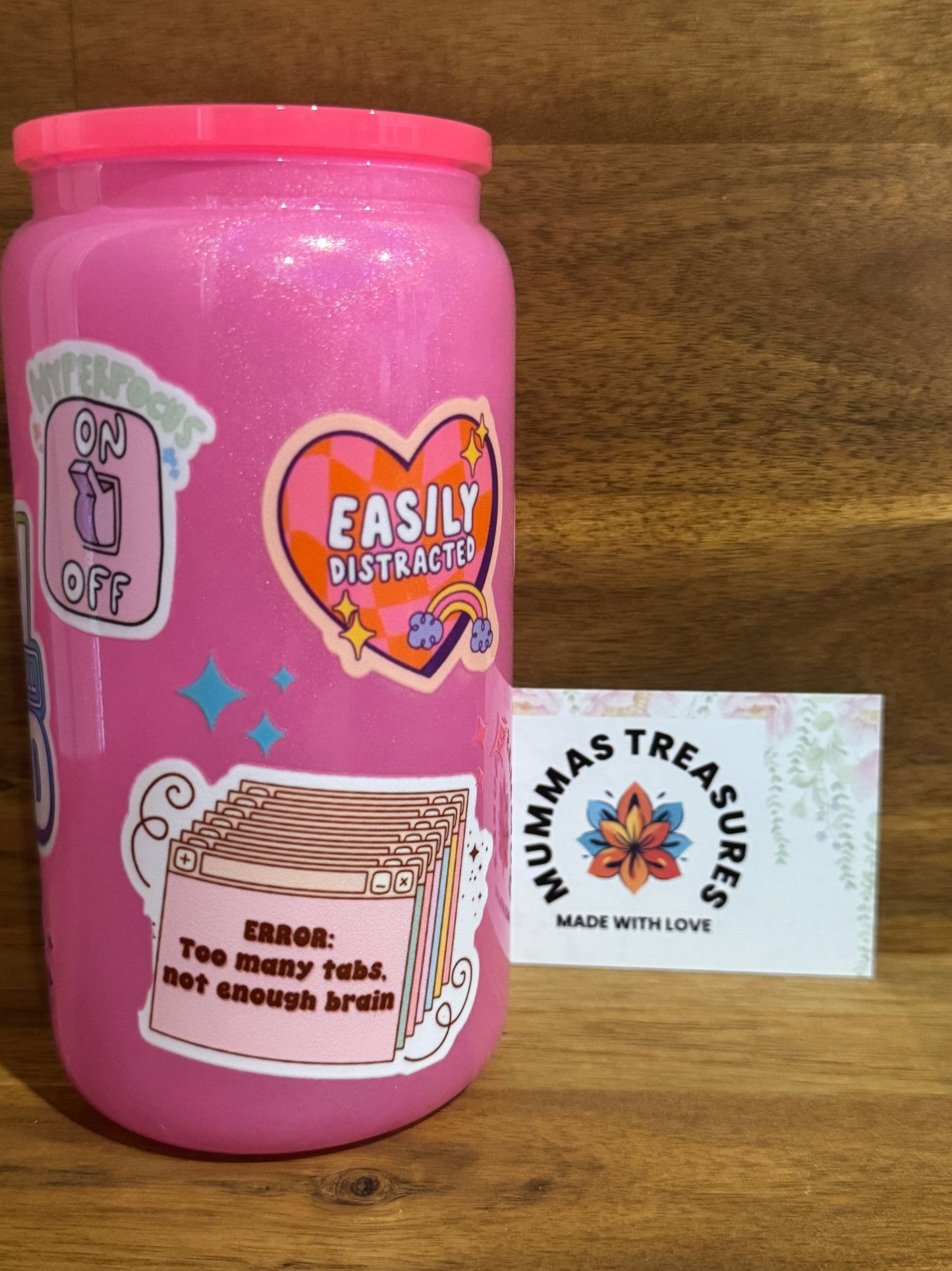 ADHD inspired - Glass Tumbler