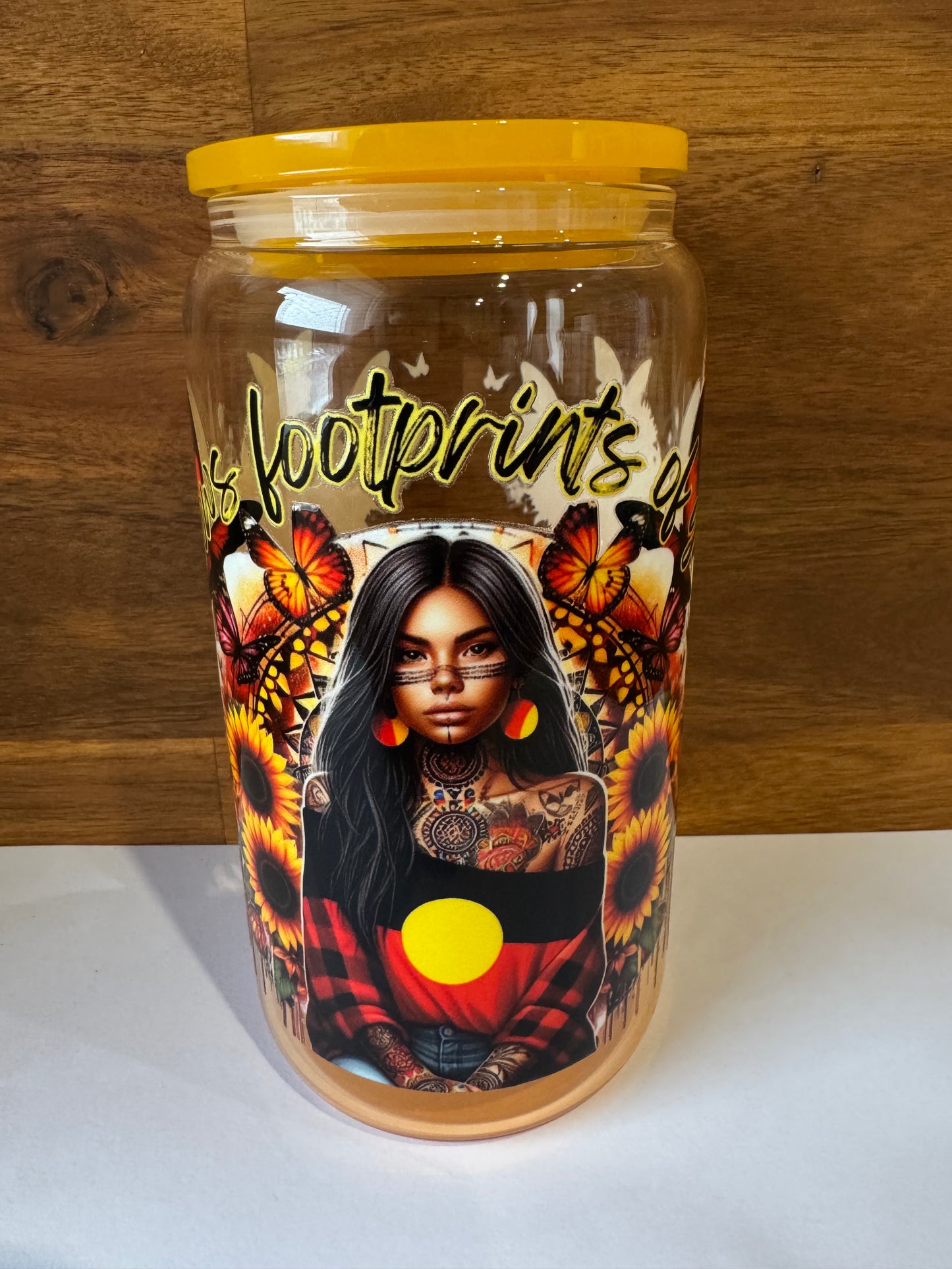 Aboriginal Pride - 16oz glass Tumbler