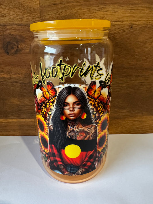 Aboriginal Pride - 16oz glass Tumbler