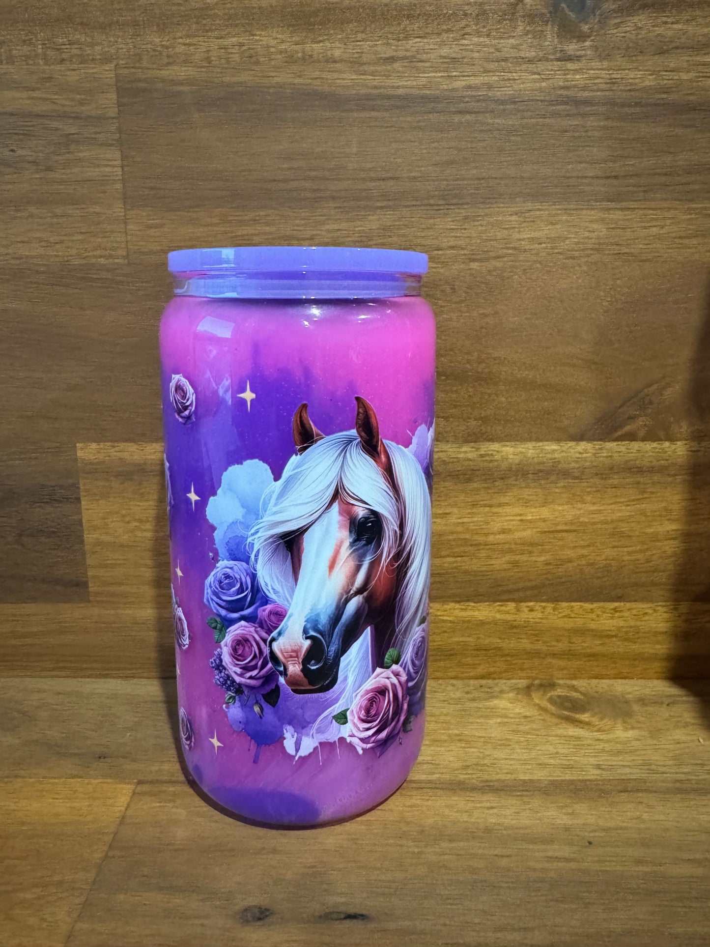 Glass Snow Globe Tumbler