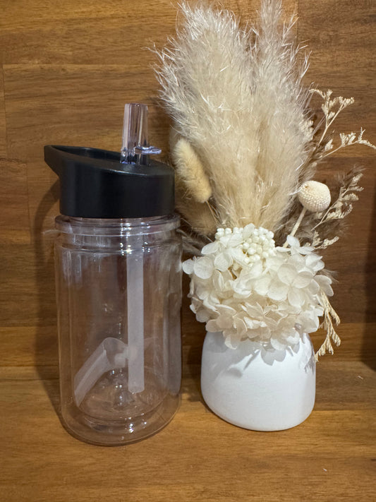 10oz Blank Snow Globe Drink Bottles