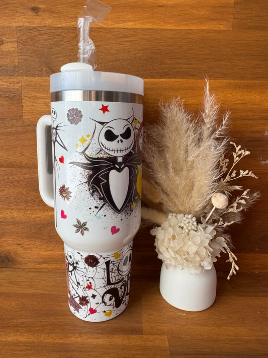 40oz Jack Skeleton- Tumbler