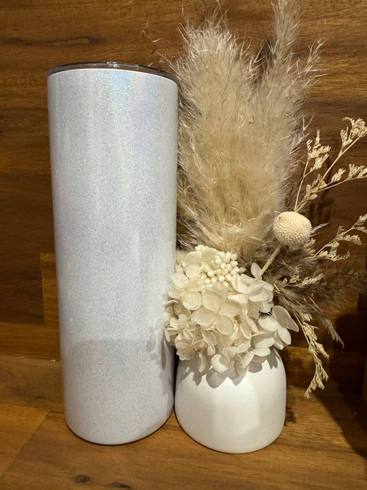 Blank Shimmery 20oz Stainless Steel Tumblers